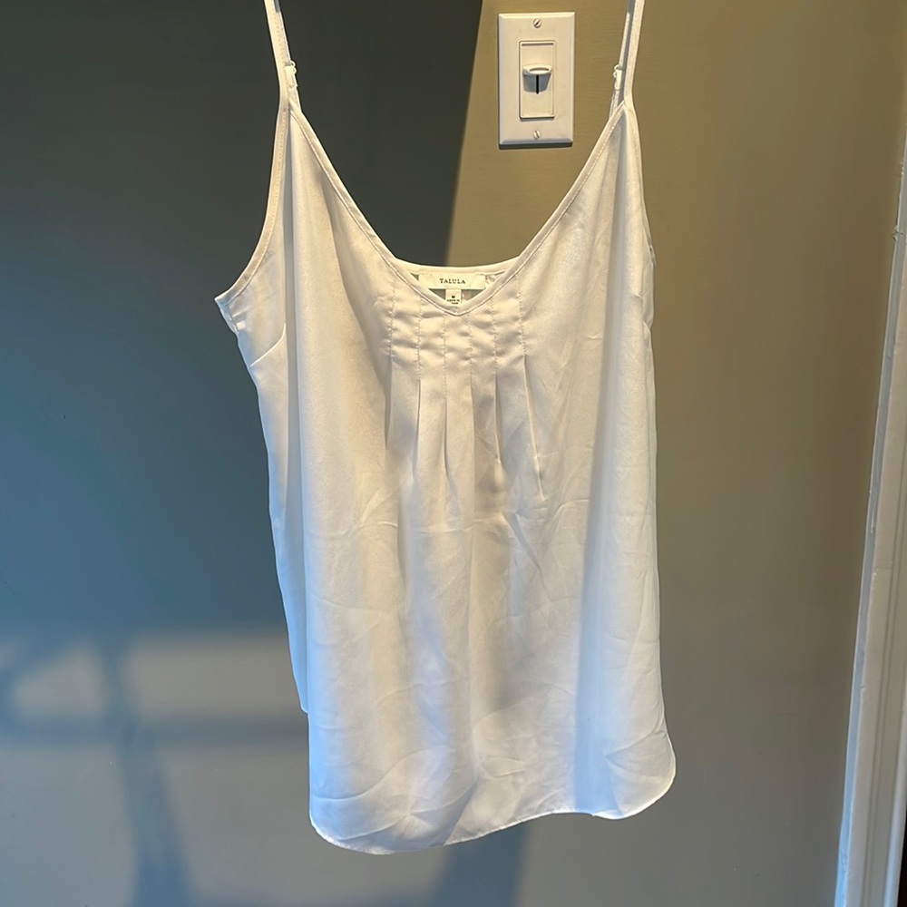 Talula by Aritzia White Blouse Tank Top Cami